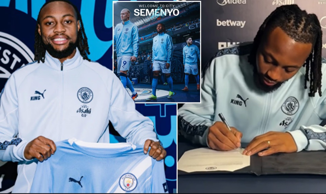 أنطوان سيمينيو يُنهي انتقاله إلى مانشستر سيتي مقابل 62.5 مليون جنيه إسترليني