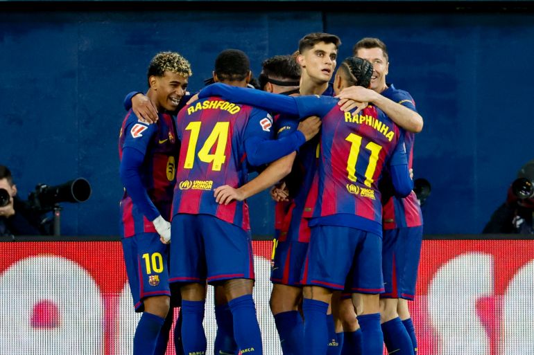 هجوم برشلونة يشتعل تحت قيادة فليك.. الفريق الأكثر تسجيلًا للهاتريك في أوروبا