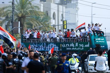 استقبال تاريخي في بغداد.. العراق يحتفل بالتأهل إلى مونديال 2026 بعد 40 عامًا