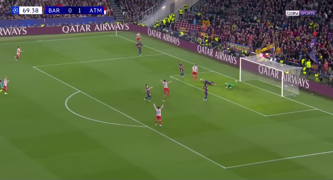 ملخص مباراة: أتلتيكو مدريد يهزم برشلونة 2-0 في ذهاب ربع نهائي دوري أبطال أوروبا