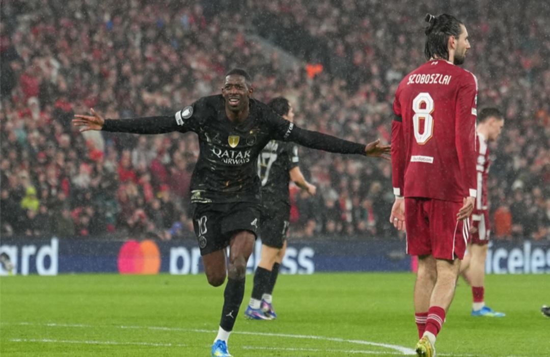 ثنائية ديمبلي تقود باريس سان جيرمان لإسقاط ليفربول والتأهل إلى نصف النهائي الأبطال