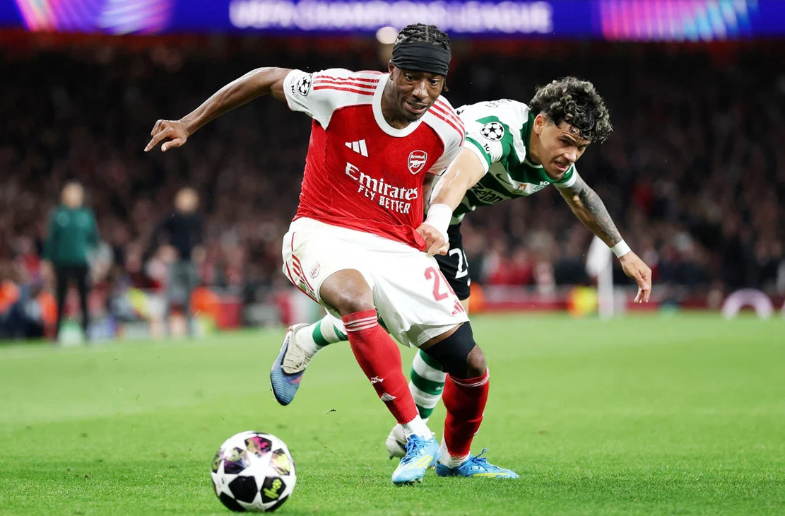 إصابة نوني مادويكي تقلق أرسنال رغم التأهل إلى نصف نهائي دوري الأبطال