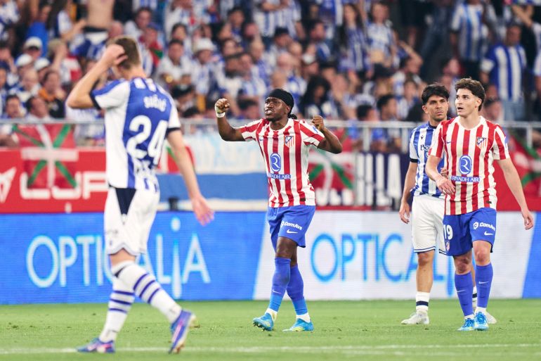 ريال سوسيداد يتوج بكأس ملك إسبانيا بعد نهائي مثير أمام أتلتيكو مدريد بركلات الترجيح