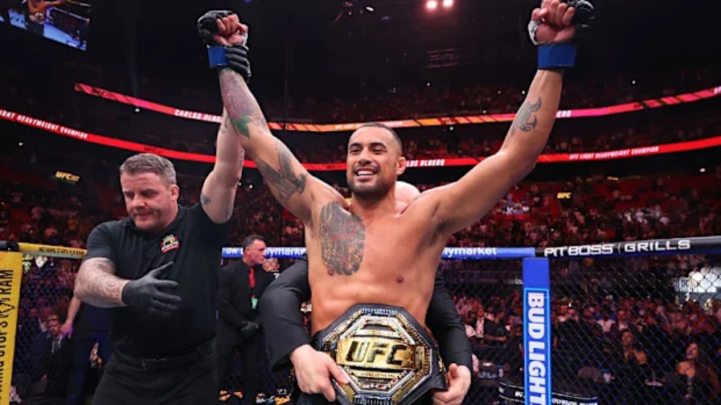 إصابة تهدد اللقب..  كارلوس أولبرغ يفقد حزامه بعد ليلة تاريخية في UFC 327