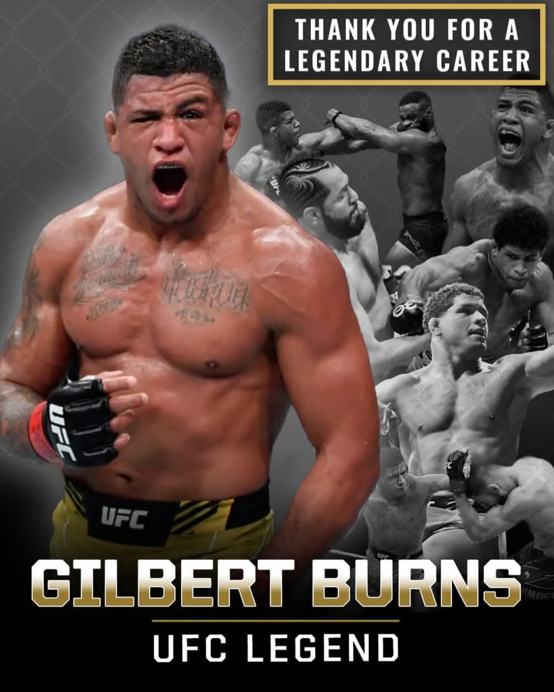 نهاية مشوار “دورينيو”.. غيلبرت بورنس يعلن سبب اعتزاله بعد خسارة قاسية في UFC WINNIPEG