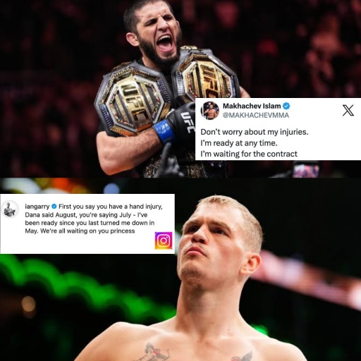 حرب تصريحات بين إسلام ماخاشيف وإيان ماتشادو جاري.. والنزال المنتظر لا يزال غامضًا