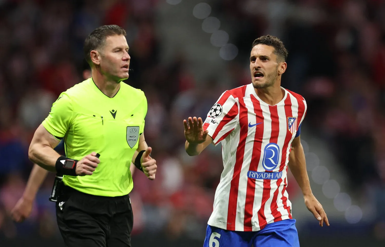 جدل تحكيمي واسع في قمة أتلتيكو مدريد وأرسنال.. وركلات الجزاء تحت المجهر