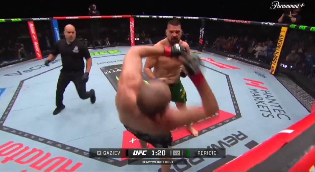 بيريسيك يحافظ على سلسلة الإقصاءات بالضربة القاضية بعد معركة شرسة في UFC Perth