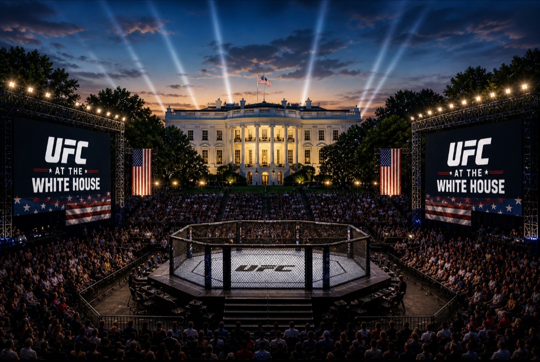 UFC تستعد للحدث تاريخي في البيت الأبيض.. انطلاق أعمال البناء قبل 6 أسابيع من ليلة النزالات الكبرى