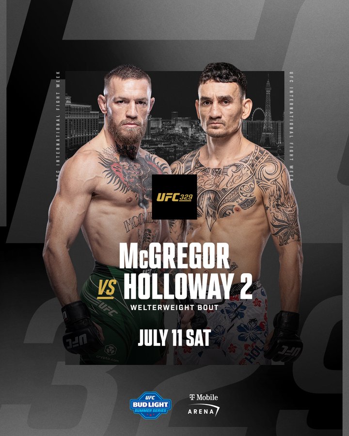 كونور ماكغريغور يعود رسميًا إلى UFC في مواجهة نارية أمام ماكس هولواي