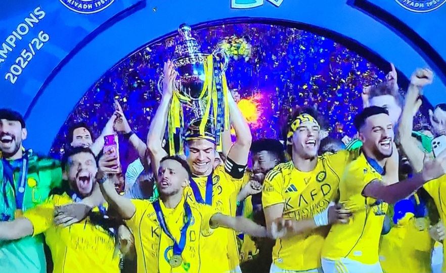 النصر بطلًا للدوري السعودي.. رونالدو يقود “العالمي” إلى المجد بعد غياب طويل