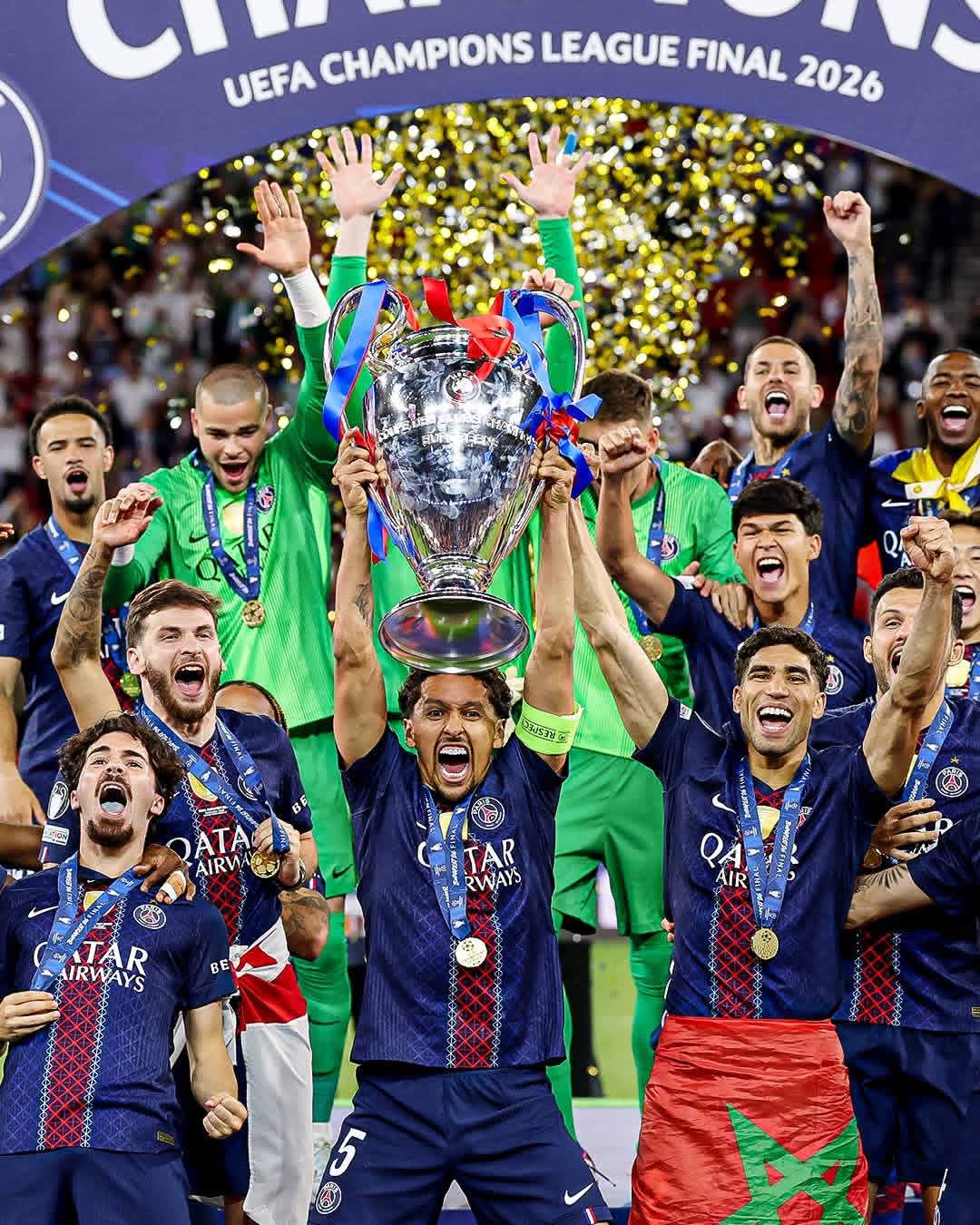 بركلات الترجيح.. باريس سان جيرمان يهزم أرسنال ويتوج بطلاً لدوري الأبطال للموسم الثاني تواليًا