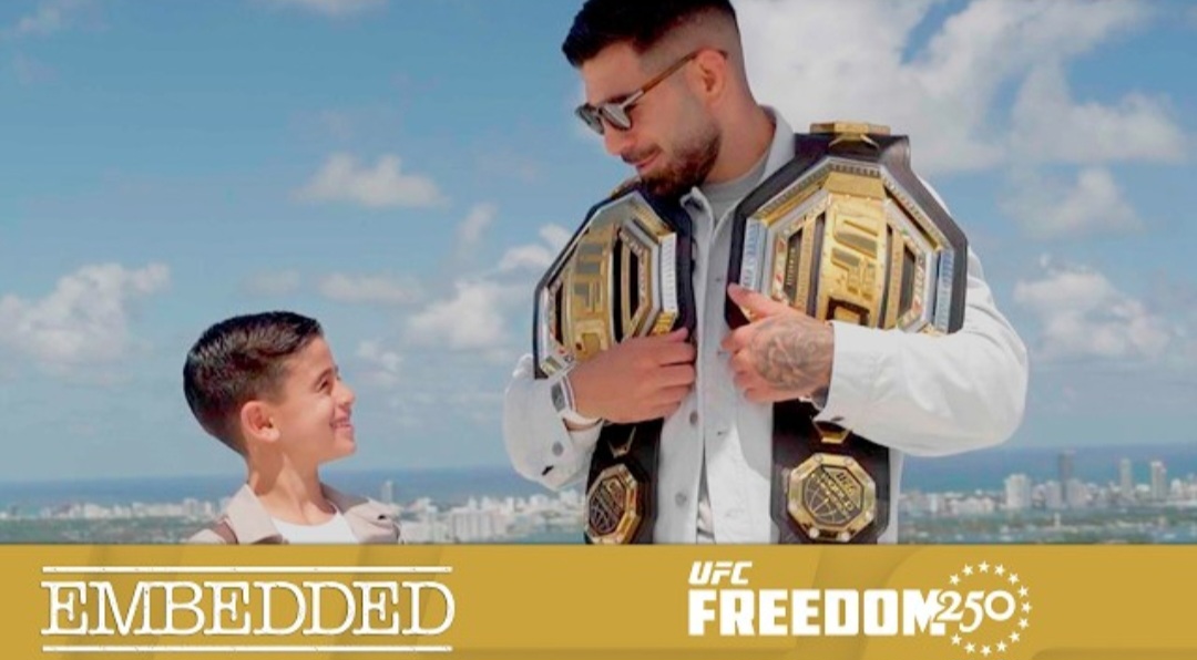 الحلقة الثانية من سلسلة التحضيرات لـ UFC White House..توبوريا يصل بطائرته الخاصة وبيريرا يتدرب تحت أنظار والده
