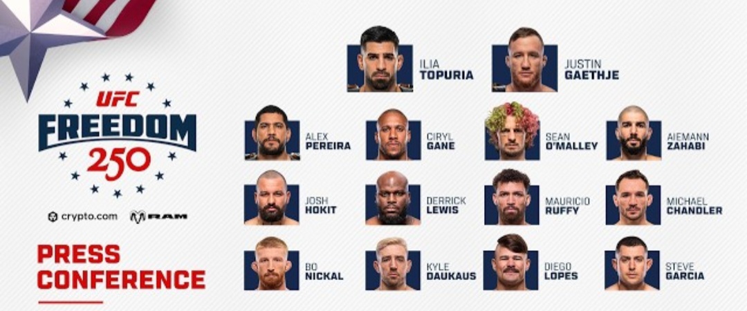 بالفيديو.. المؤتمر الصحفي الرسمي لعرض UFC White House
