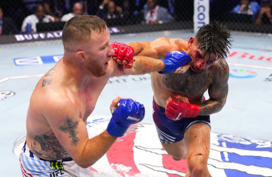 جاستن غيثجي يسخر من توبوريا بعد إسقاطه في UFC White House: لا أرى أي مبرر لنزال ثأري