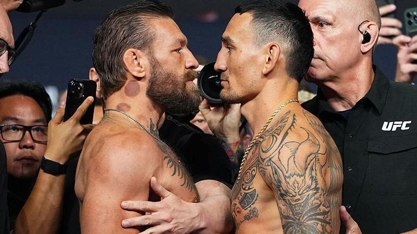ماكس هولواي يتحدى كونور ماكغريغور في الfaceoff الأخير قبل UFC 329: “إذا كان صاروخًا فأنا قنبلة نووية”
