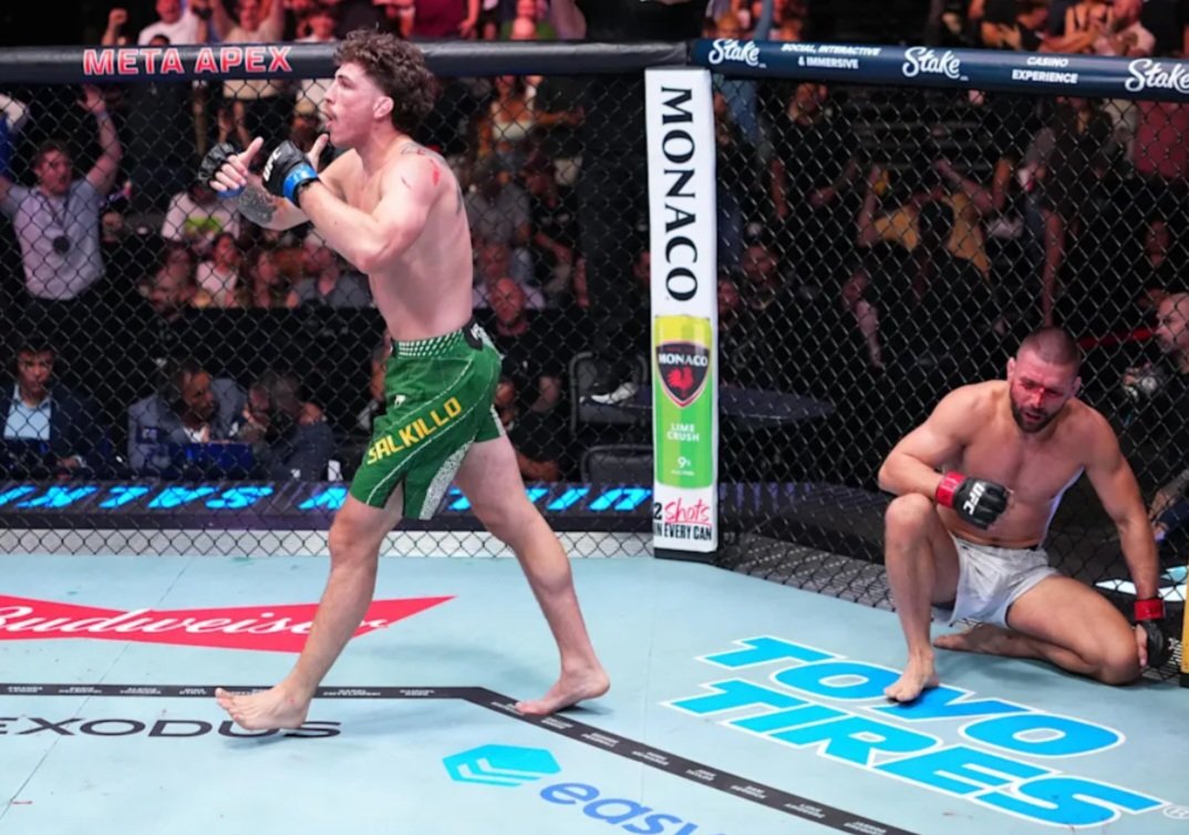 كويلان سالكيلد يصدم ماتيوز غامروت بخنق في الجولة الأولى بـUFC Vegas 120