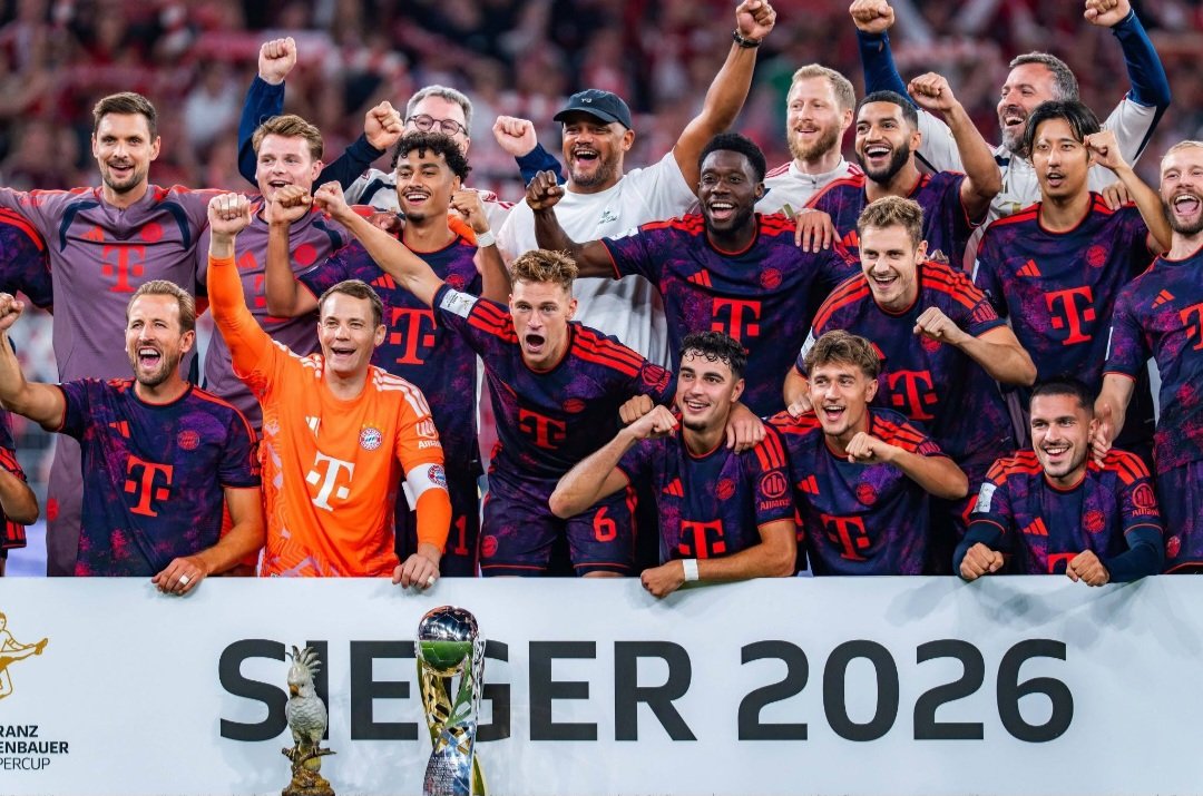 بايرن ميونخ يهزم دورتموند ويتوج بكأس السوبر الألماني 2026
