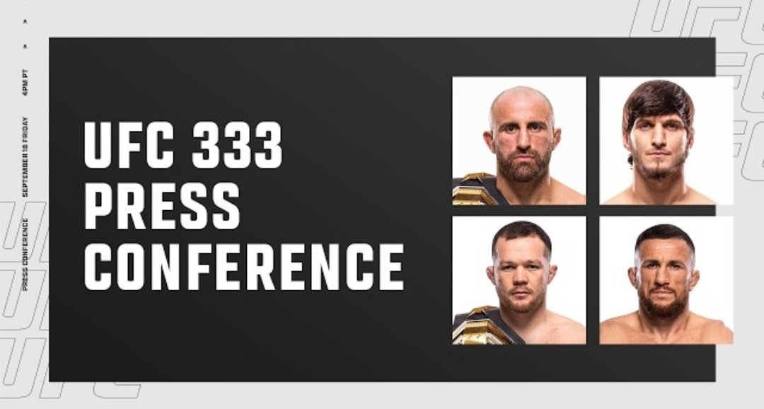 أجواء مشتعلة في مؤتمر UFC 333.. فولكانوفسكي يتحدى إيفلوف ويان يستعد للفصل الثالث أمام دفاليشفيلي