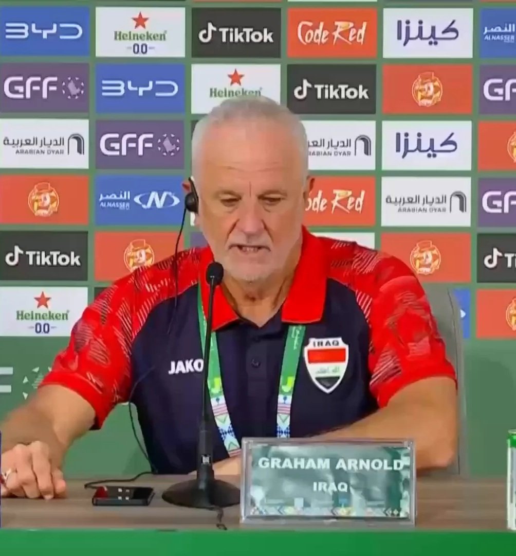 جراهام أرنولد يعترض على خروج العراق بالقرعة ويطالب بالاحتكام إلى لوائح فيفا