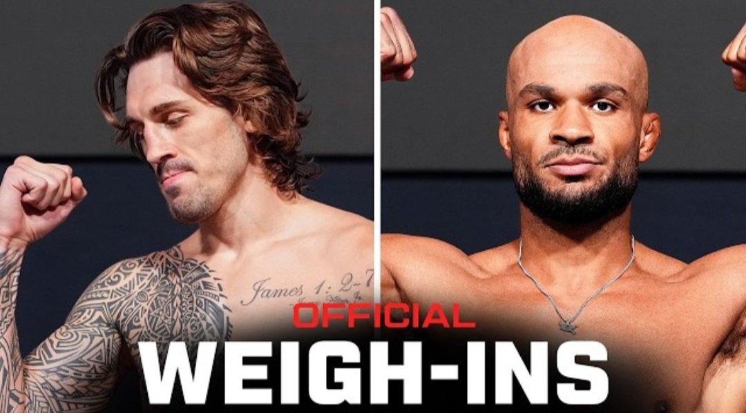 نتائج وزن المقاتلين قبل UFC Vegas 122.. دنكان وألين ينجحان في اختبار الوزن قبل الحدث الرئيسي