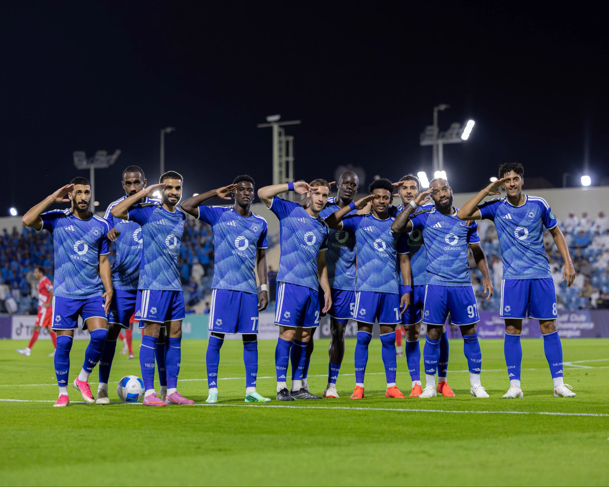 نيوم يهزم شعب حضرموت برباعية نظيفة في دوري أبطال الخليج