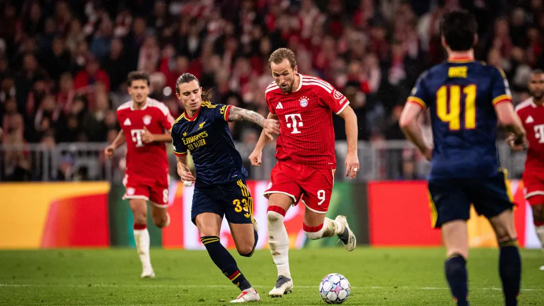 آرسنال ينتزع تعادلًا ثمينًا من بايرن ميونخ في دوري أبطال أوروبا