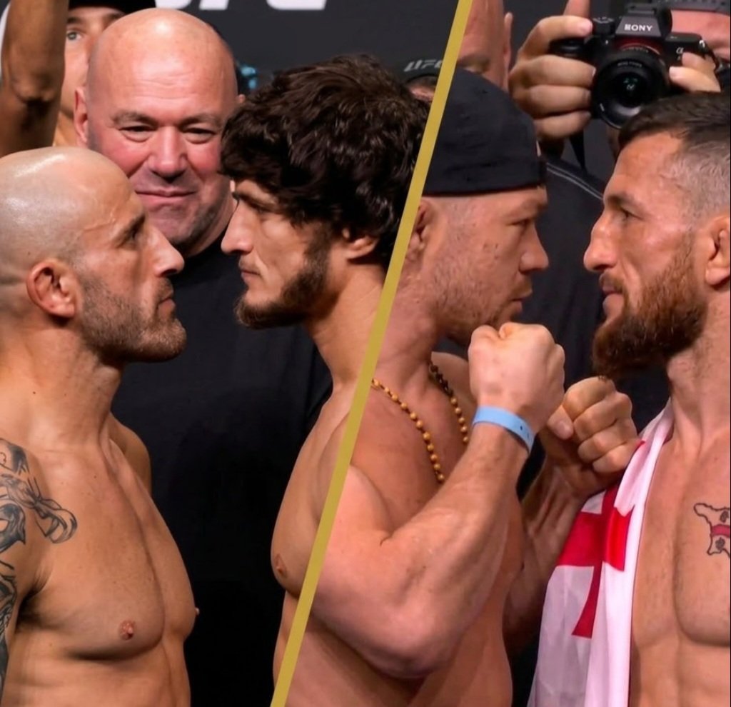 فولكانوفسكي وبيتر يان يشعلان أجواء UFC 333 قبل نزالي اللقب في أبوظبي